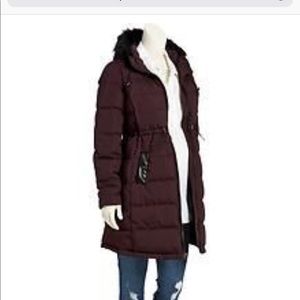 Black - Old Navy maternity frost free puffer coat